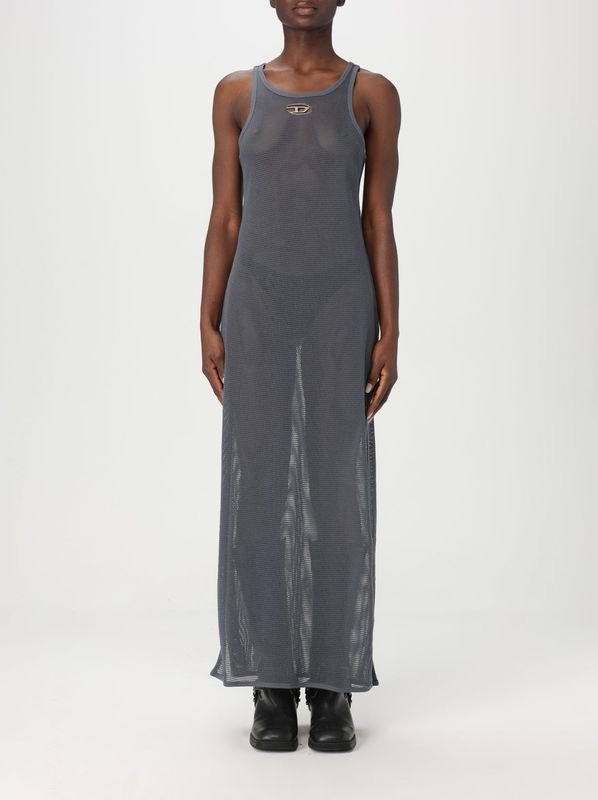 Mesh Maxi Jurk Mouwloos