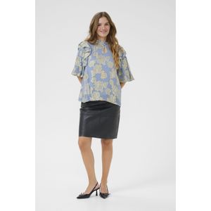 CULTURE - Blouse 'Floi' - Lichtblauw - Wijde Blouse