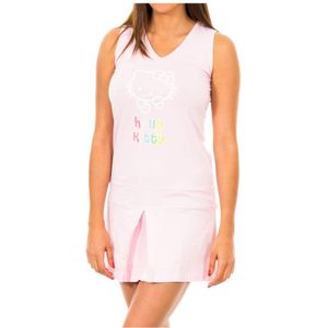 Hello Kitty Ã¤rmelloses Kleid mit V-Ausschnitt BA453 Damen