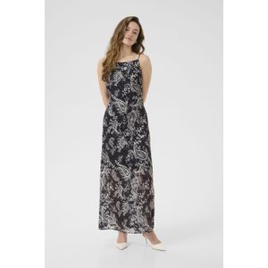 Kaffe - Jurk 'Lectra' - Zwart/Wit - Cocktailjurk