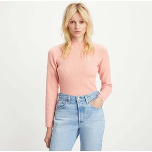 Levi's - Crew Neck Rib - Sweater - Roze - Dames