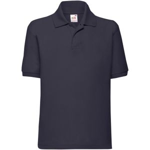 Fruit of the Loom Kinder/Kinder 65/35 Effen Piqué Poloshirt (Deep Navy)