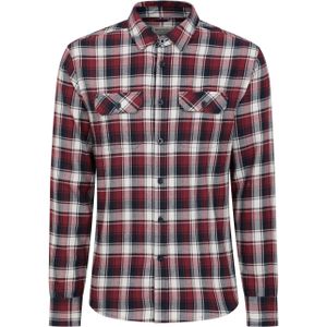 Mountain Warehouse - Heren Overhemd - Bourgondië - Molton