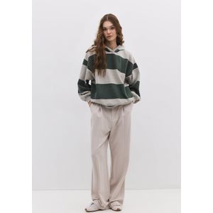 Sweat à capuche rayé