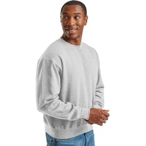 Fruit of the Loom Heren Superkatoenen Sweatshirt (Atletische Heide)
