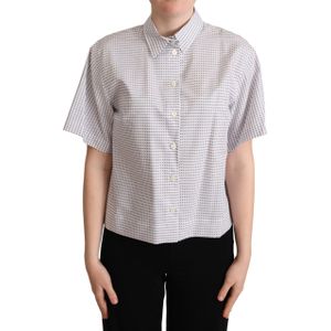 Dolce & Gabbana - Polkadot Katoenen Shirt - Wit - Dames