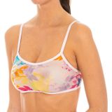 Calvin Klein - Sportbh - Veelkleurig - Nylon - Ademend en Comfortabel Ontwerp