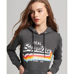 Superdry Hoodie Voor Over Het Hoofd Met Vintage Logo - Dames - Maat 38