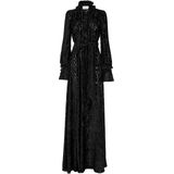 Philipp Plein, Dames, Jurken, Zwart, Maat: XS Chiffon,