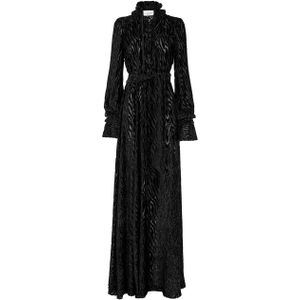 Philipp Plein, Dames, Jurken, Zwart, Maat: XS Chiffon,