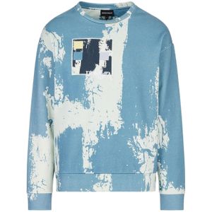 Emporio Armani Heren Sweatshirt met ronde hals (Inkwell)