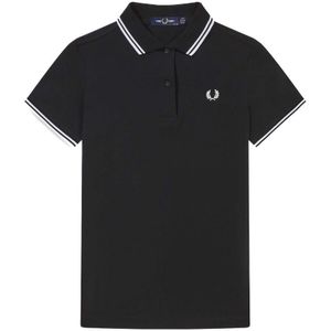 Polo Fred Perry Twin Tipped Zwart - Maat 44