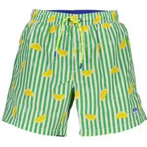 Citroenprint Gestreepte Zwemshorts