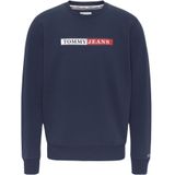 Tommy Jeans Sweaters Reg Essential Graphic Crew Sweater Blauw