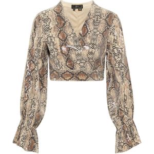 faina wikkelblouse met pailletten naemi