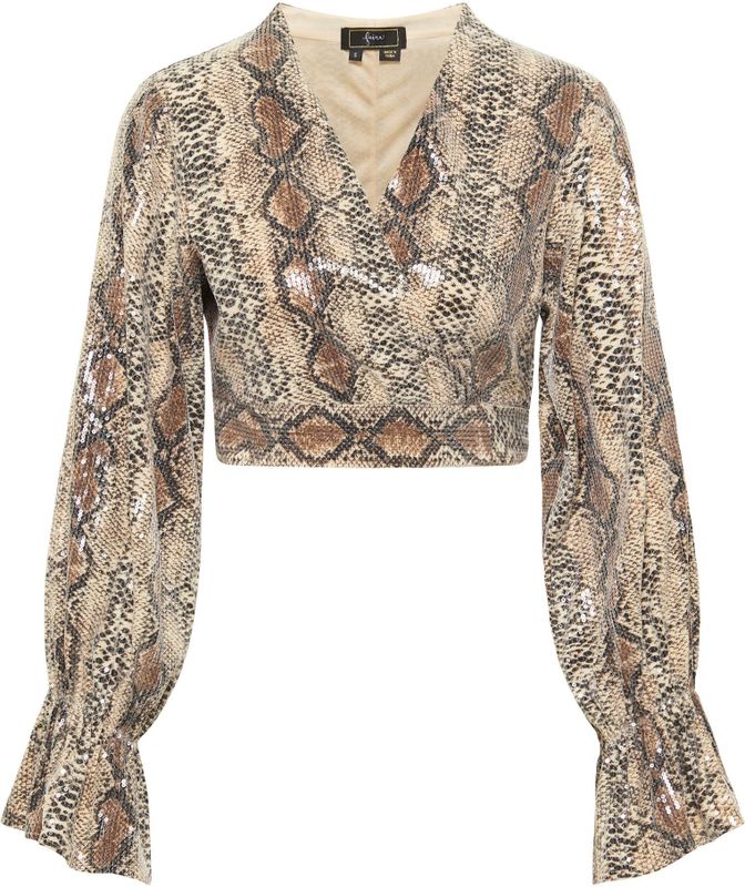 faina wikkelblouse met pailletten naemi