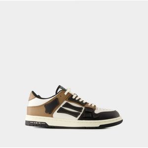 Sneakers Skel Top Laag - Amiri - Leer - Zwart/Bruin