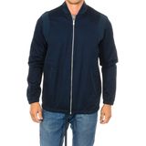 Jas - Blauw - D01469 - Met Verstelbaar Trekkoord en Binnenvoering