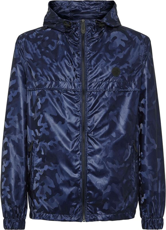 Plein Sport - Nylon Windbreaker Camouflage - Veelkleurig - Heren Jack