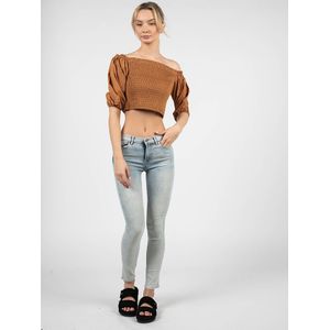 Juicy Couture - Slim Fit Jeans - Blauw - Hoogwaardig Denim