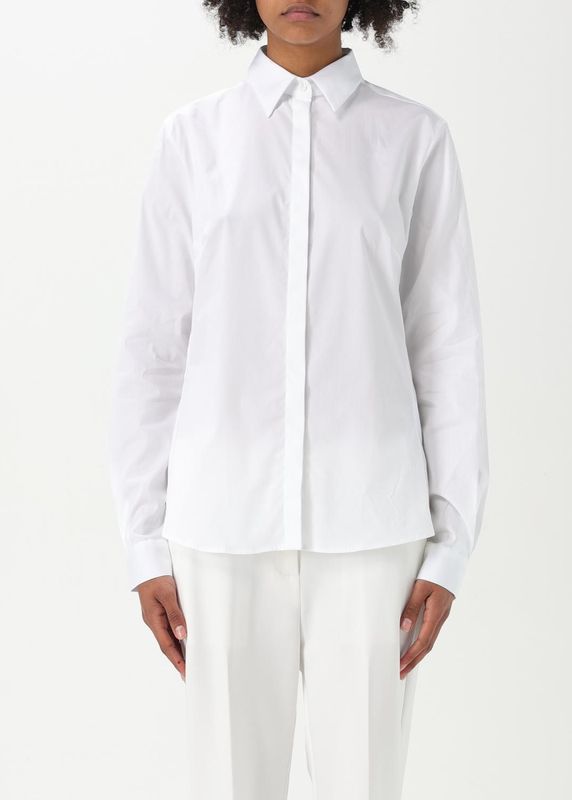 Fay - Witte Poplin Blouse - Dames - Katoen