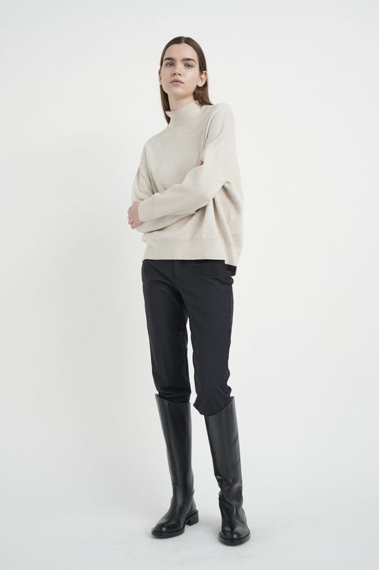 InWear, Dames, Truien, Grijs, Maat: L Katoen,