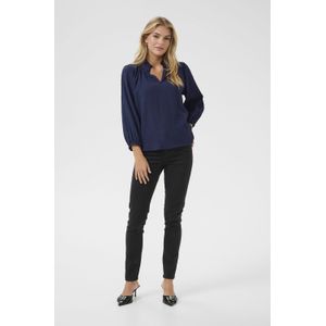 Kaffe - Blouse 'Lena' - Navy - Wijde Blouse - Driekwart Mouw