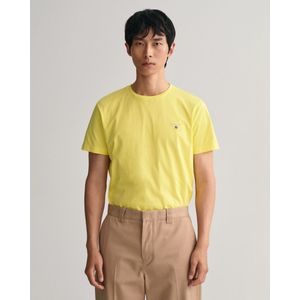 Men's Gant Original T-Shirt In Yellow - Maat M
