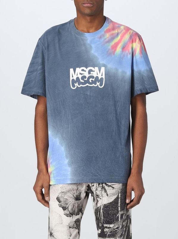 Tiedye Msgm Logo T-shirt