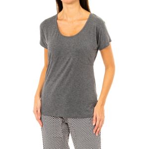 Dames-T-shirt - Grijs - UW0UW00103 - Korte Mouwen - Ronde Hals