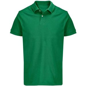 SOLS Unisex Adult Pacific Piqué Tweelingnaaldssteek Poloshirt (Kelly Groen)