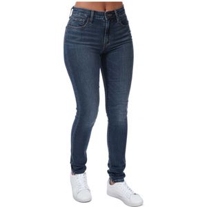 Levi's 721 Skinny Jeans Met Hoge Taille - Denim - Dames - Maat 26 Kort