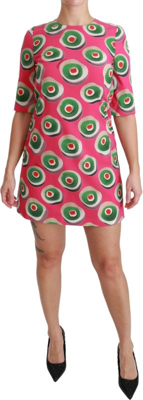 Dolce & Gabbana, Dames, Jurken, Veelkleurig, Maat: 3XS Zijde,