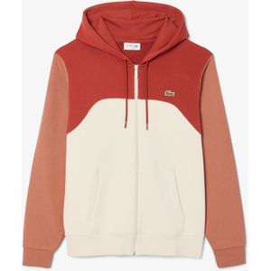 Heren Lacoste Colour Block Hoodie met rits in Multi colour