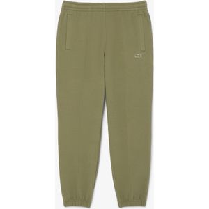 Heren Lacoste Regular-Fit Pique Sweatpants in Groen