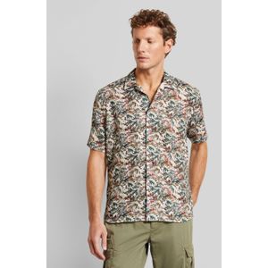 Bugatti Herren Overhemd met korte mouwen en reverskraag