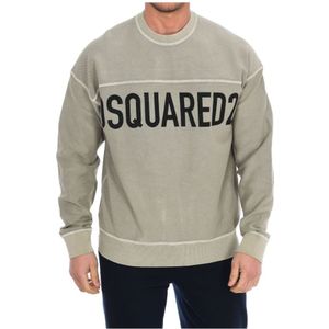 Heren sweatshirt met lange mouwen en ronde hals S74GU0536-S25462