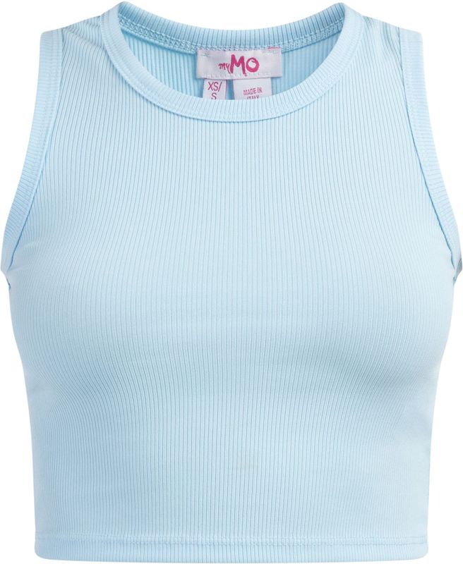 myMo - Tanktop - Lichtblauw - Crop Top