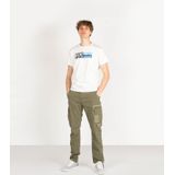 Pepe Jeans - Gelu - T-shirt - Wit - Korte Mouwen - Regular Fit