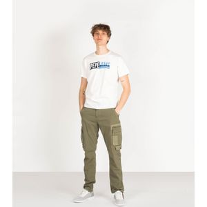 Pepe Jeans - Gelu - T-shirt - Wit - Korte Mouwen - Regular Fit
