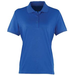 Premier Dames/Dames Coolchecker Piqué Poloshirt (Koningsblauw)