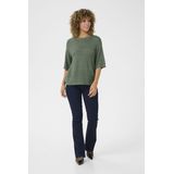 Cream - Gebreide Trui - Zwart - Katoen