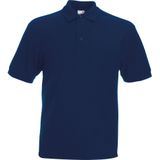 Fruit Of The Loom - Piqué Polo - Wit - 65% Polyester 35% Katoen