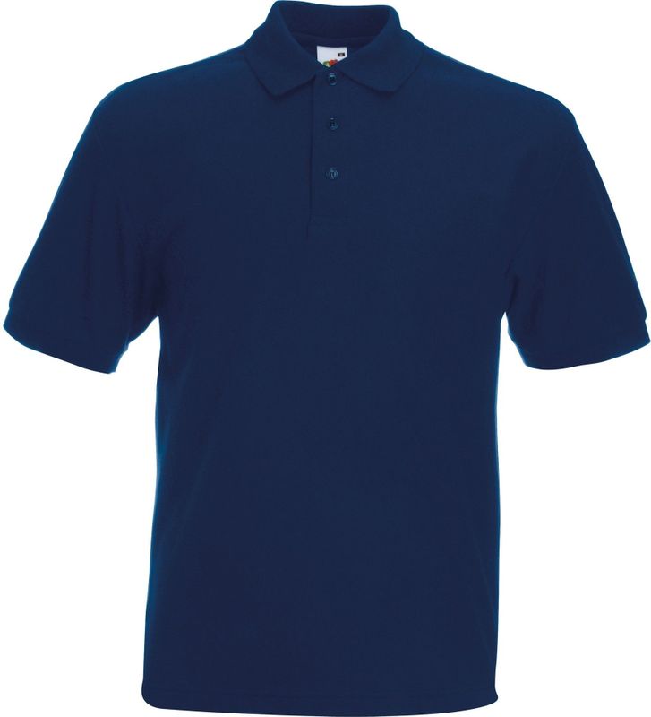 Fruit Of The Loom - Piqué Polo - Wit - 65% Polyester 35% Katoen