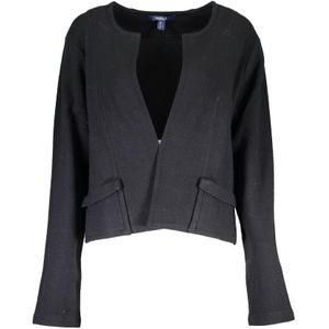 Gant - Cardigan - Zwart - Katoen/Wol