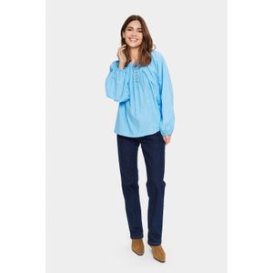 Blouse met lange mouwen Loose fit light blue