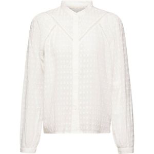 ESPRIT Geweven Blouse Met Open Detail Wit - Maat S