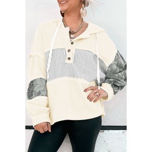 Hoodie Wafelstructuur Paneel