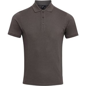 Premier Heren Coolchecker Plus Piqu Polo Shirt (Donkergrijs)