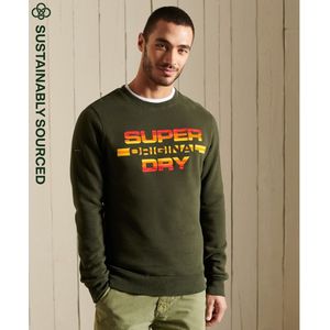 Superdry Original Fade Sweatshirt Van Biologisch Katoen Met Ronde Hals - Heren - Maat M